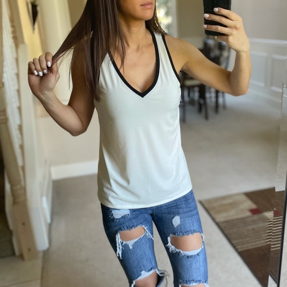 Express V Neck Tank - Picture 1 of 3